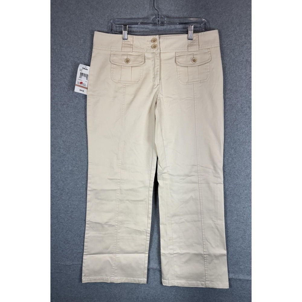 Cabelas Pants Womens 12 Shorts Casual‎ Stretch Utility Pockets New With Tags NWT